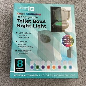 Toilet Bowl Night Light (Never Used, Never Opened)